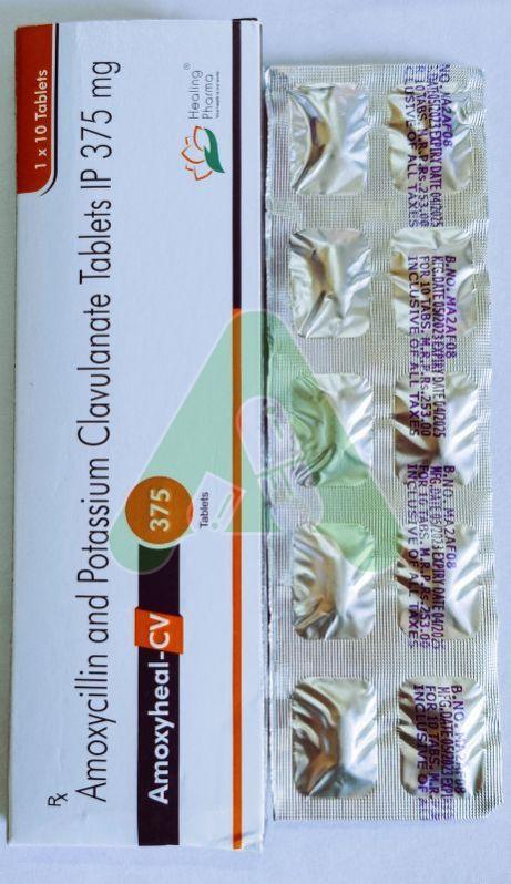 amoxicillin potassium clavulanate 375