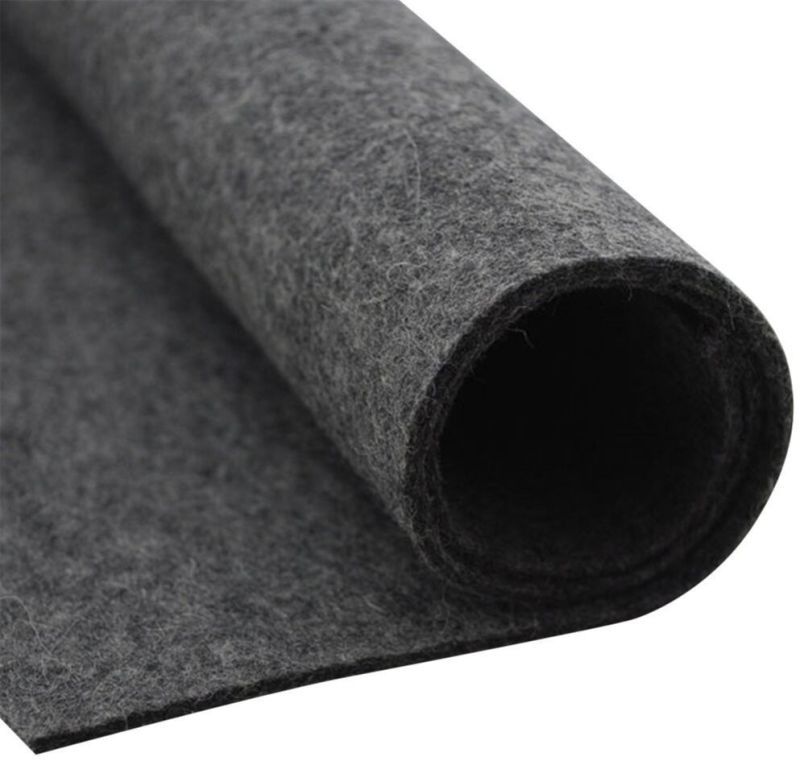 20mm Grey Woolen Felt Sheet