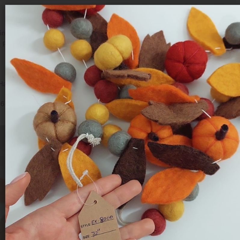 Colorful Wool Felt Wall Hangings