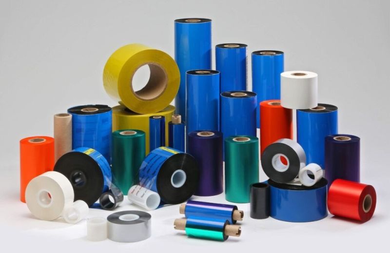 Barcode Label And Ribbon Roll