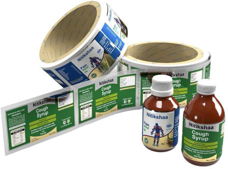 Patch Chromo Paper Label Roll