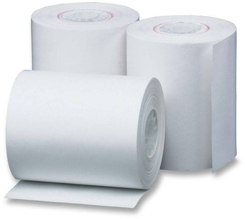 Plain White Thermal Paper Roll