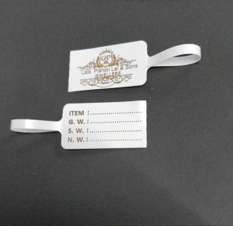Printed Jewellery Label Tags