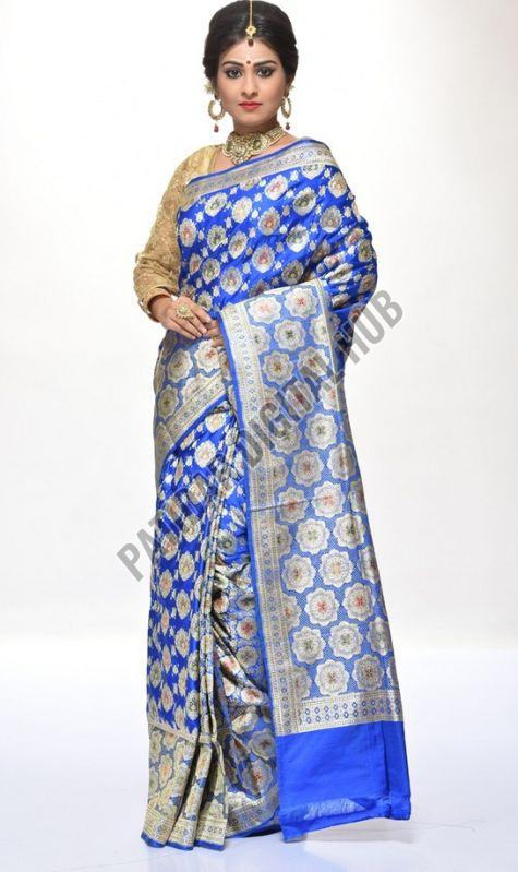 Artistic Banarasi Saree with Meenakari Motifs