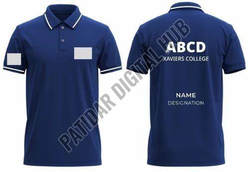 Customized Logo Design Polo Neck Tshirts