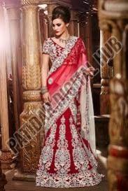 Designer Net Embroidered Saree with Stone Work