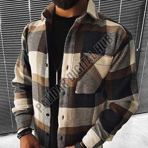 Mens Checked Flannel Shirt