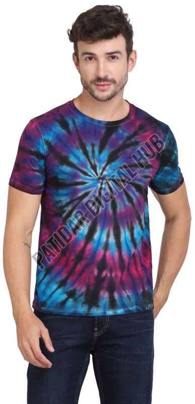 Unisex Tie Dye Round Neck T-Shirt