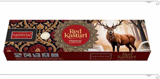 Nandita Red Kasturi Incense Stick