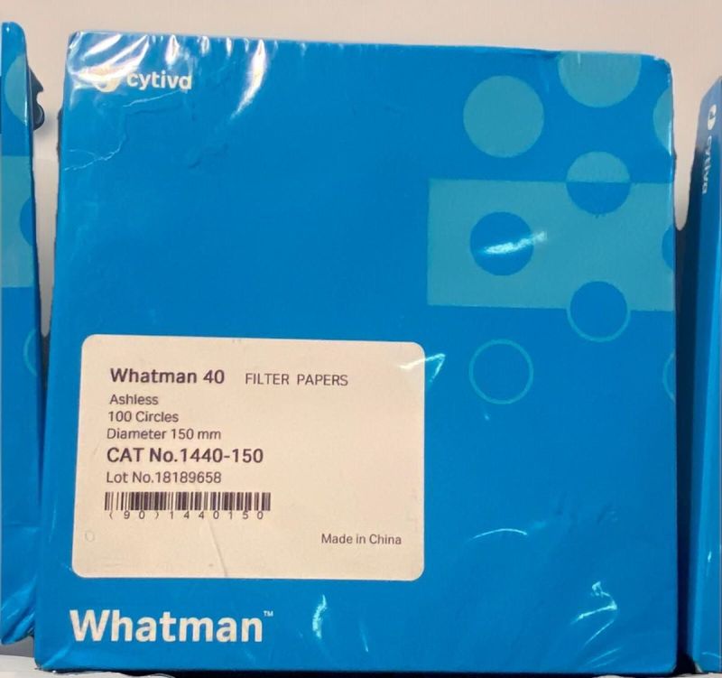 150mm Whatman Grade 40 Ashless Filter Papers