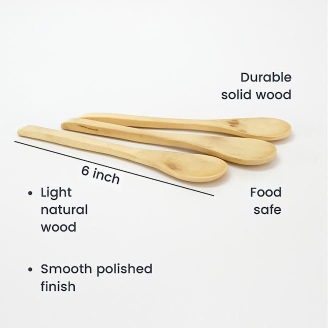 Handmade Tiny Wooden Spoons