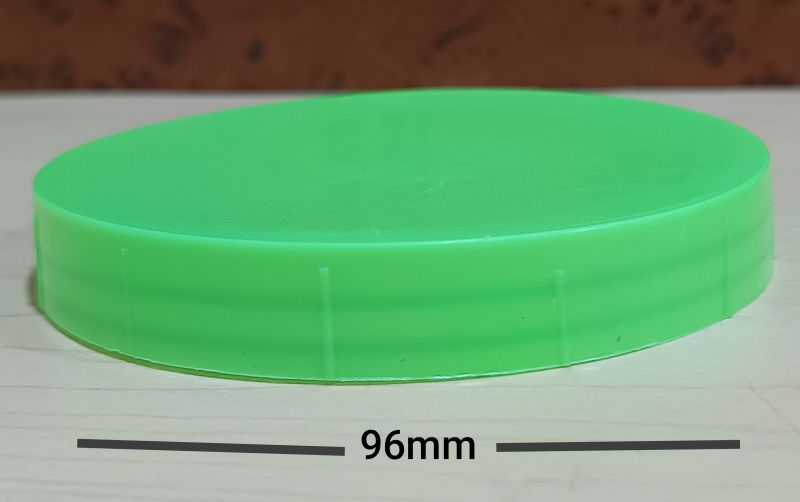 Green Plastic Jar Cap