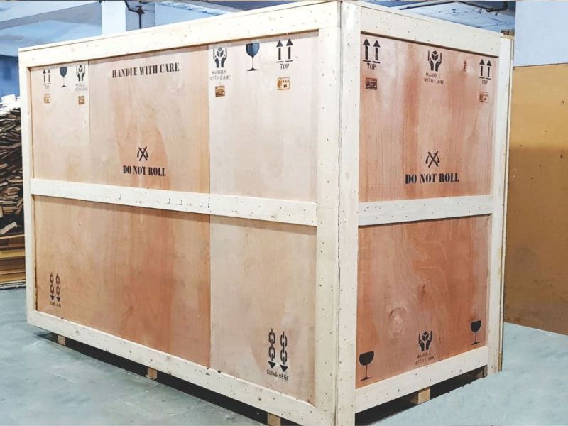 Collapsible Plywood and Wooden Shipping Crate