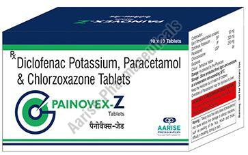 Diclofenac Potassium Paracetamol & Chlorzoxazone Tablets