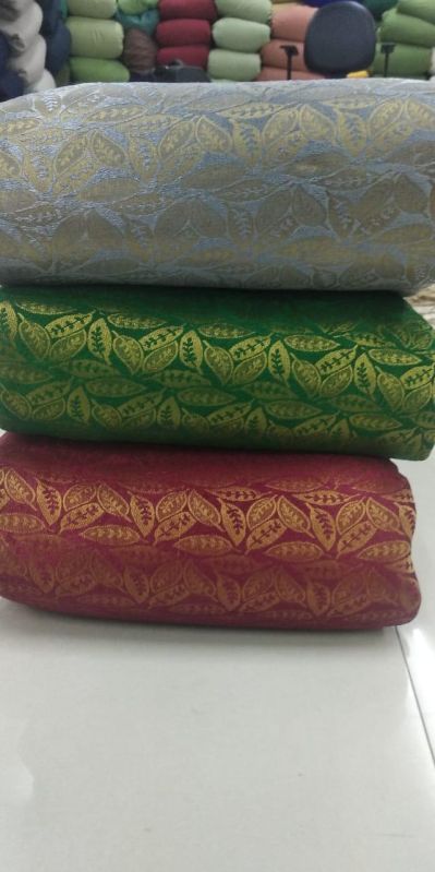 Digital Print Lajree Silk Jacquard Fabric