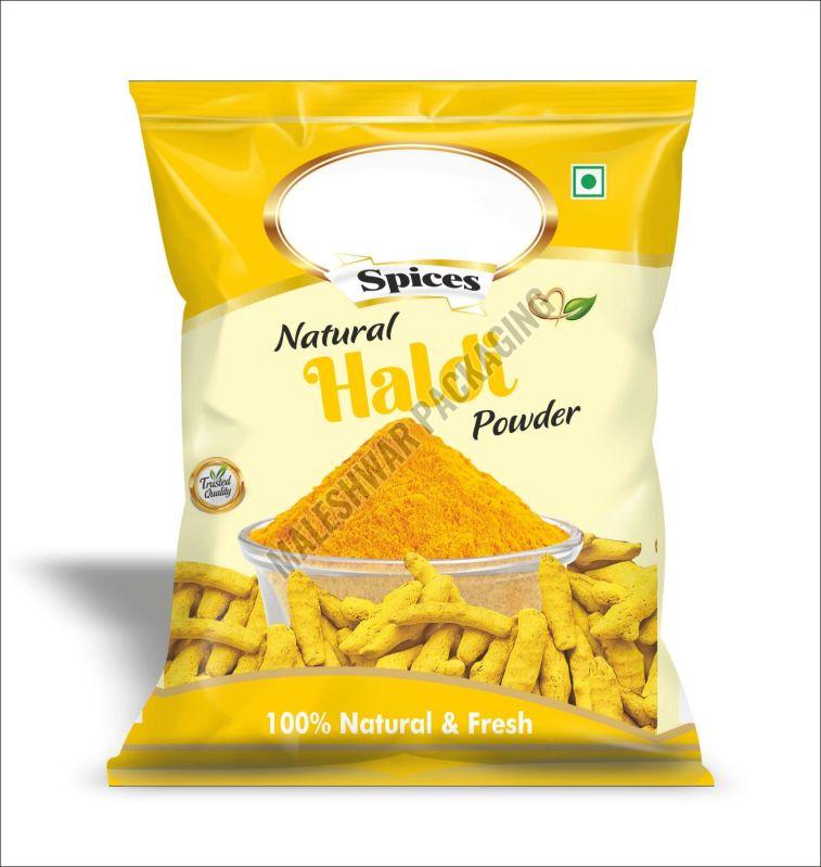Natural Haldi Packaging Pouches