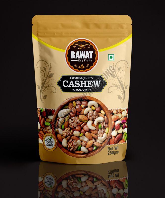 Premium Cashew Nuts Standup Zipper Pouches