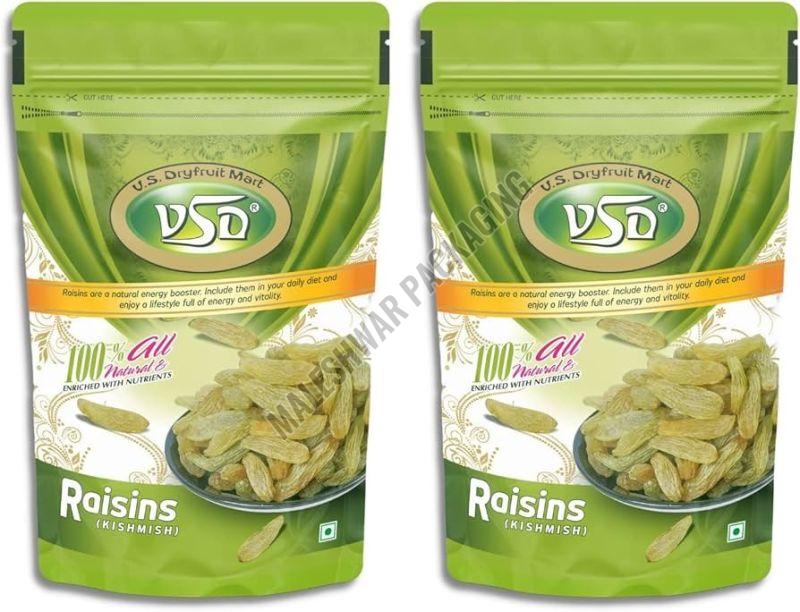 Raisins Standup Zipper Pouches