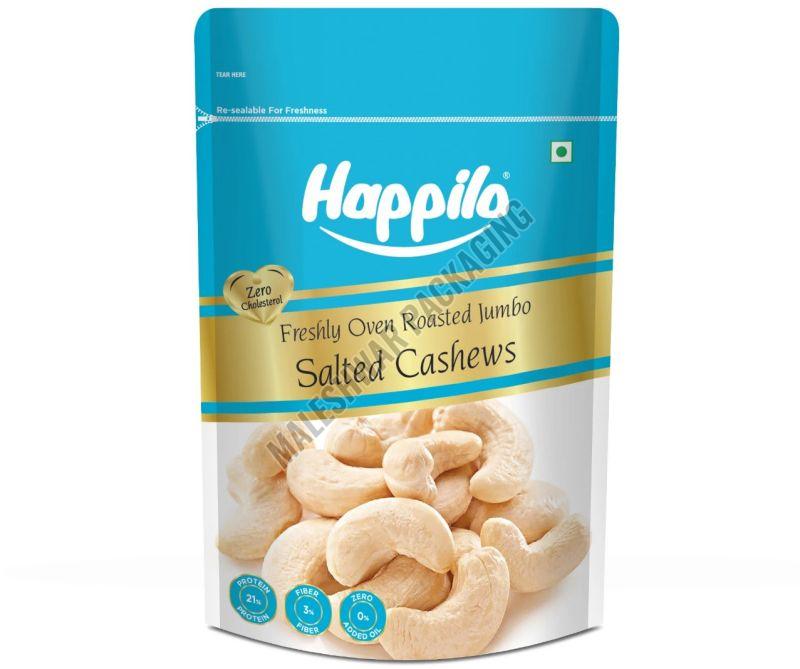 Salted Cashew Standup Zipper Pouches