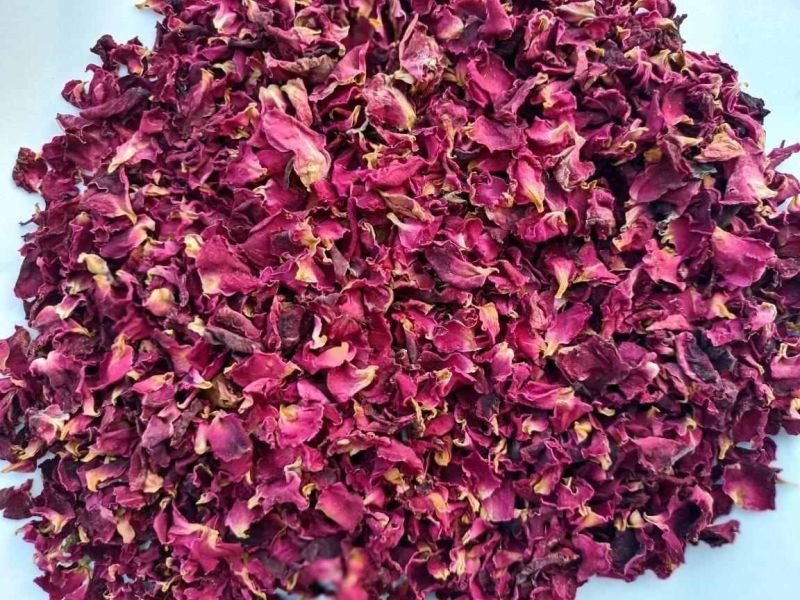 Dried Red Rose Petals