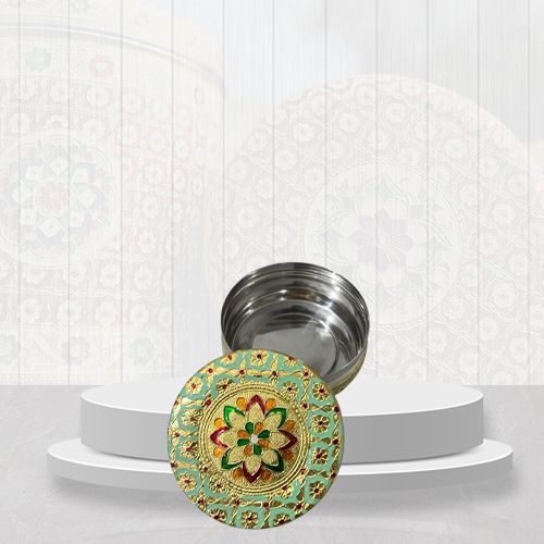 Meenakari Steel Box