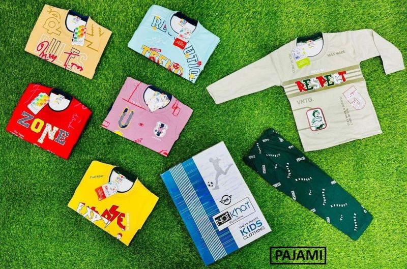 Natkhat Boys Pajama T-Shirt Set