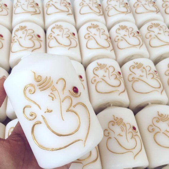 Ganesh Ji Pillar Candle