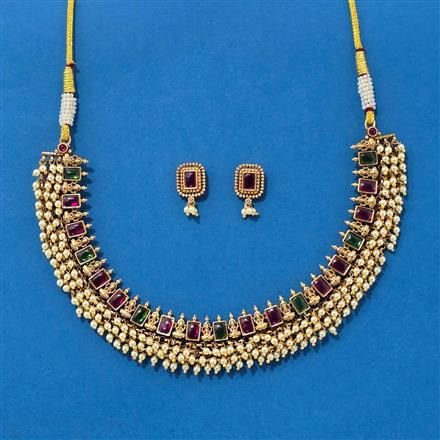 Colorful Stone Necklace Set