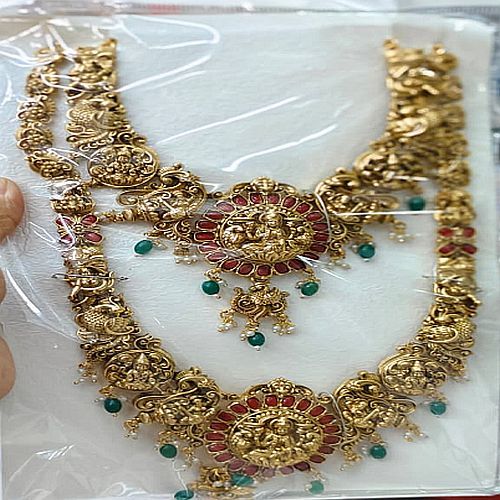 Laxmi Mata Design Traditional Artificial Necklace Set