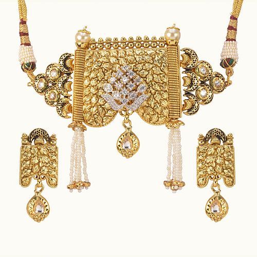 Party Wear Artificial Necklace Set