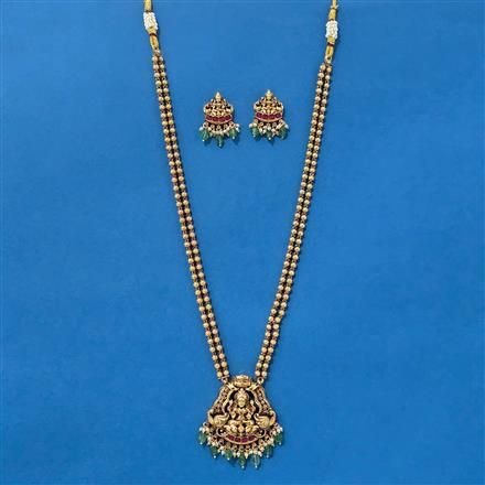 South Indian Pattern Laxmi Maa Design Mangalsutra Set