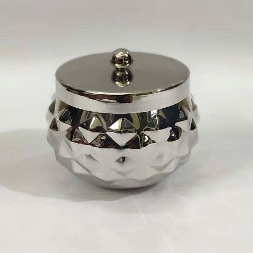 Decorative Silver Dry Fruit Jar
