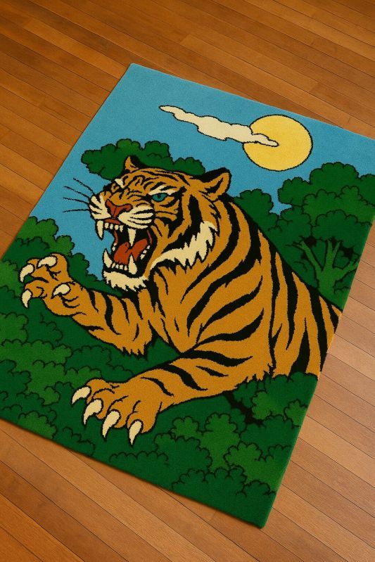 Tiger Kids Bath Mat