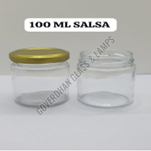 100 Ml Round Glass Jar