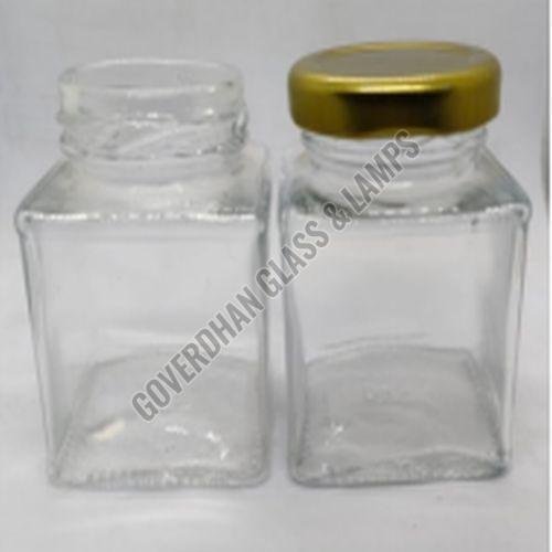 100 Ml ITC Square Glass Jar