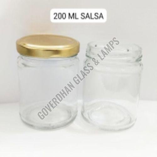 200 Ml Round Glass Jar