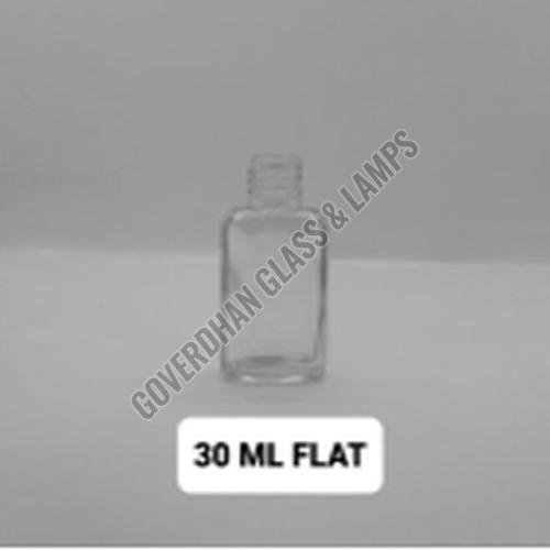 30 Ml Flat Cosmetic Bottle