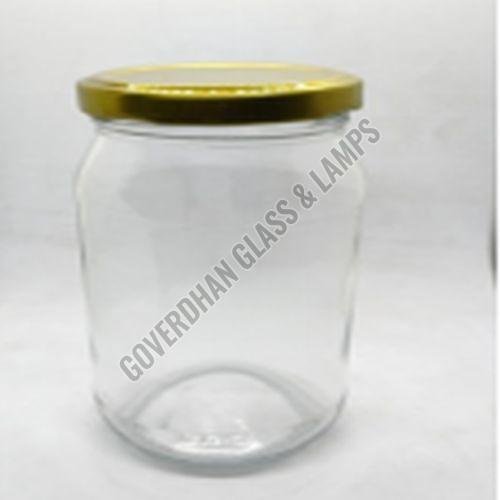 400 Ml Round Ultra Glass Jar
