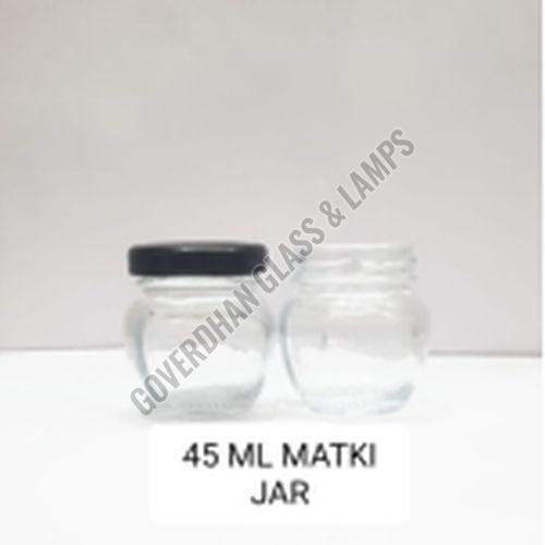 45 Ml Glass Matki Jar