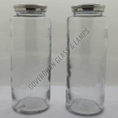 750 Ml Glass Dotted Water Bottle