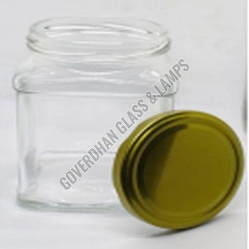 750 Ml ITC Square Glass Jar
