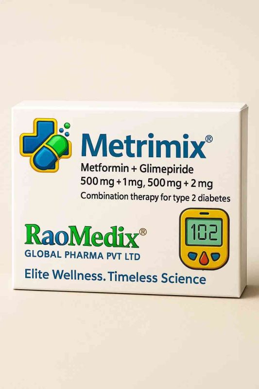 Glimepiride 1mg Metformin 500 Mg Tablets