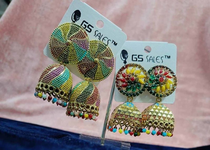 Traditional Kundan Stone Artificial Ladies Earring