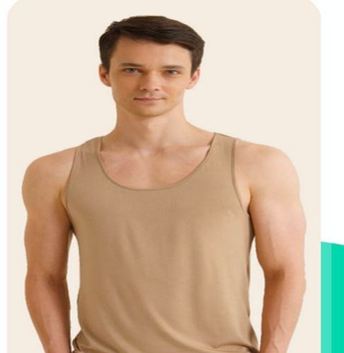 Mens Poly Cotton Tank Tops