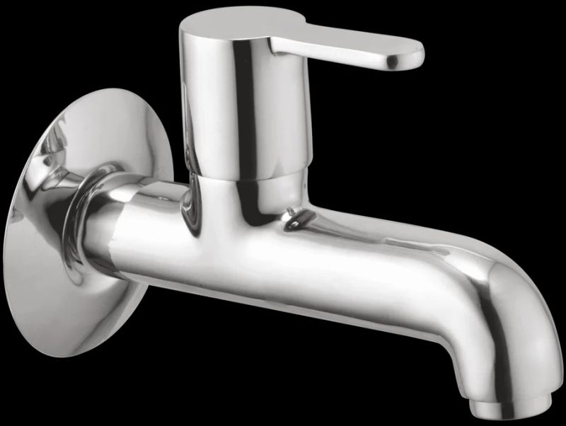 Heavy-Duty Brass Chrome Long Body Bib Cock for Bathroom Use