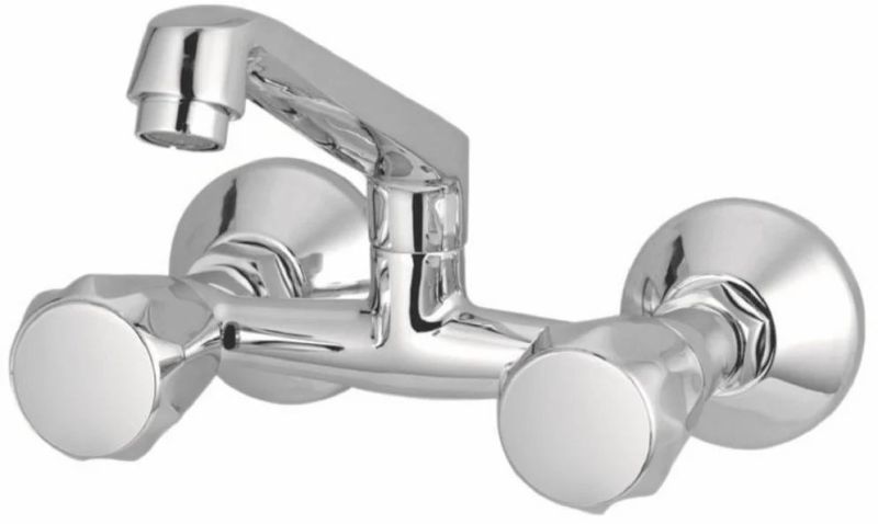 Heavy Quality Brass Chrome Sink Mixer Tap with Swivel Spout