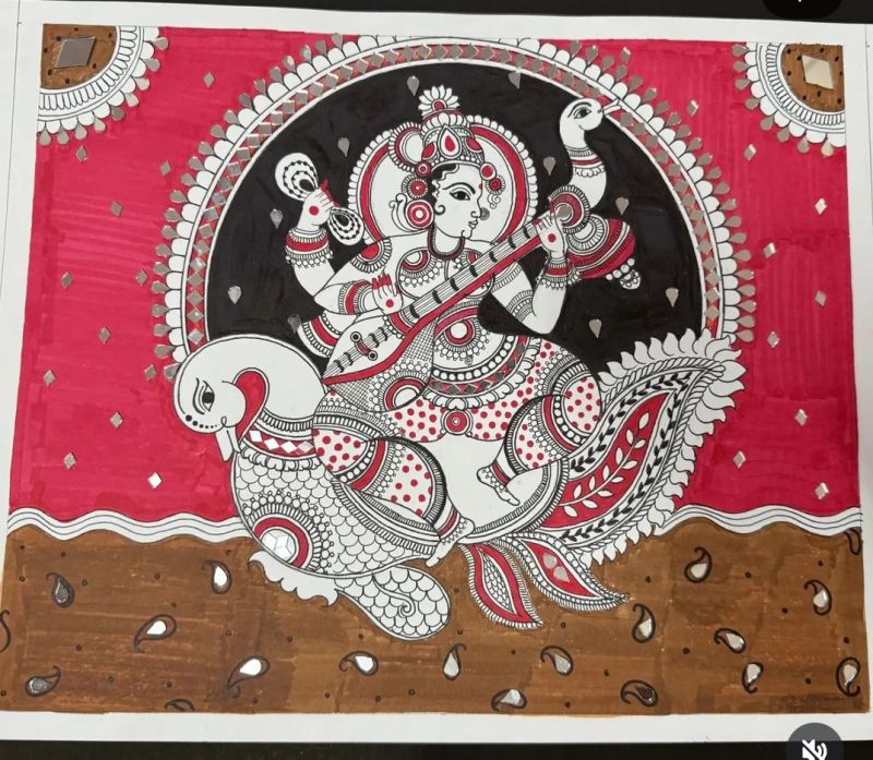 Traditional Madhubani Painting