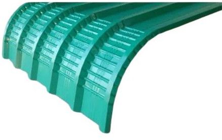 Green Color Coated Curved Roofing Sheet