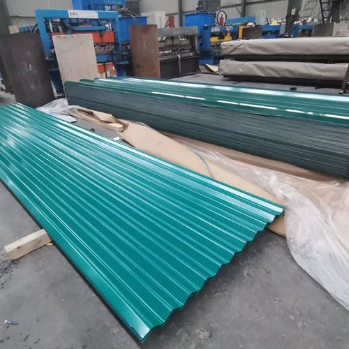 Sky Blue Color Coated Galvanized Iron Roofing Sheet