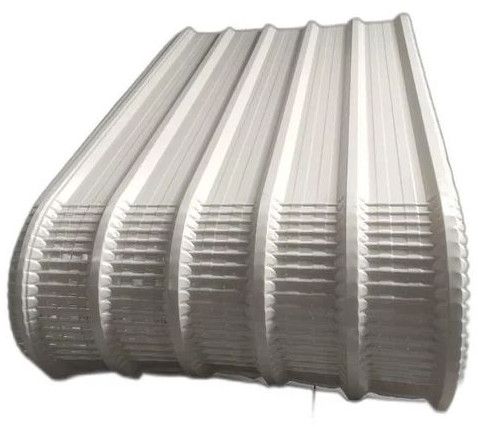 White Galvanized Crimp Curved Roofing Sheet